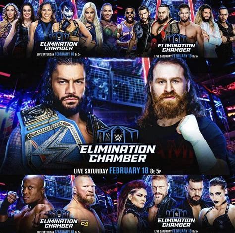 Wwe Elimination Chamber 2023 Matches Card Date Start Time Location
