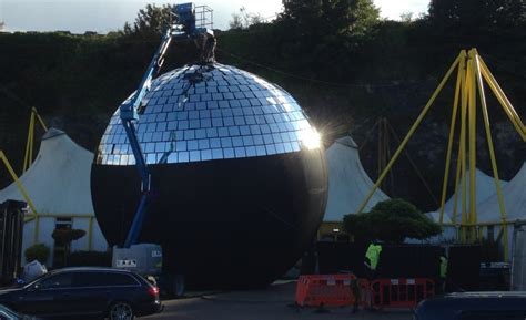 Inflatable Fabric Structure The Worlds Largest Disco Ball Architen