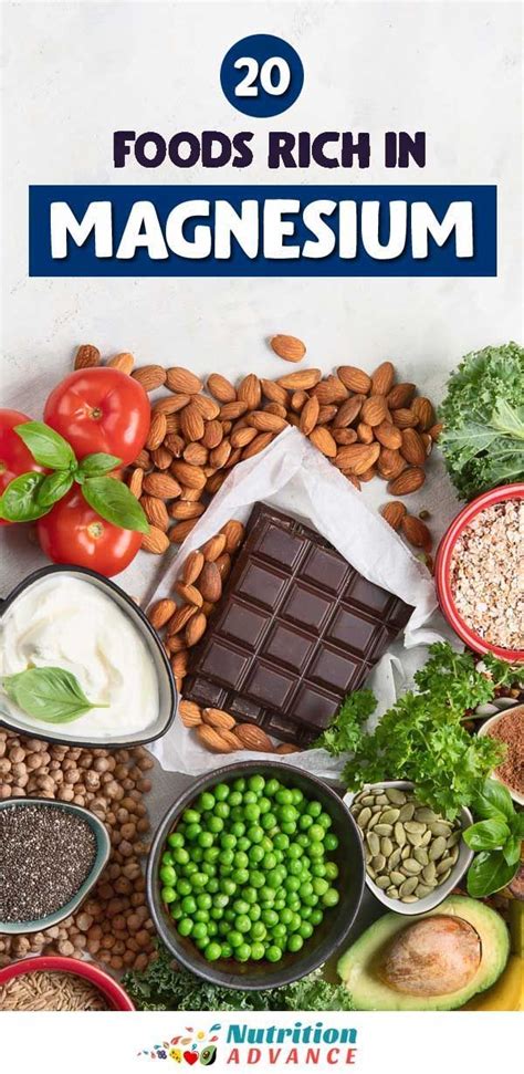 the 20 best dietary sources of magnesium foods high in magnesium magnesium rich foods