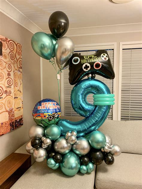 Numbered Balloon Bouquet Tall Rent A Party