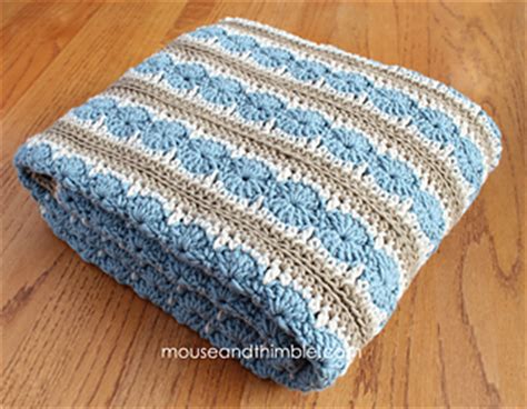 If you're looking for vintage crochet and knitting patterns, as we reproduce vintage pattern leaflets, we publish the patterns on our free crochet pattern and free knitting pattern websites. Ravelry: Ocean Shore Blanket 5436 pattern by Carla Malcomb