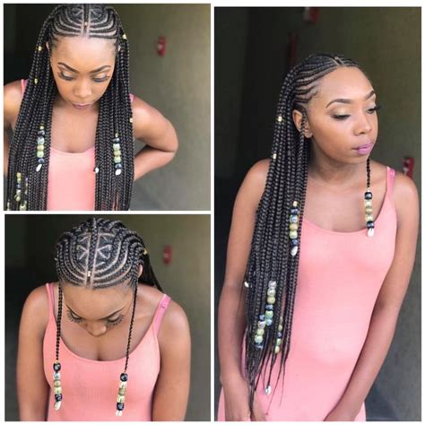 Pin By Immanuela On Fulani Braids Cool Braid Hairstyles Natural Hair