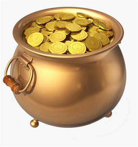 Pot of gold, image #6605, uploaded by anonymous in others category. Sm Pot Of Gold Transparent PNG - 1000x1000 - Free Download ...