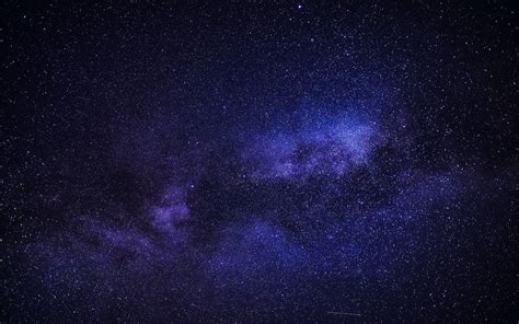 Download Wallpaper 1280x800 Starry Sky Stars Milky Way Night Space