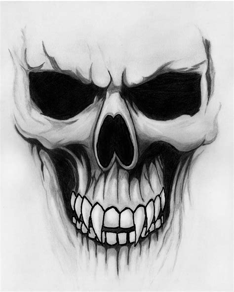 Grim Skull By Deadwoodman On Deviantart