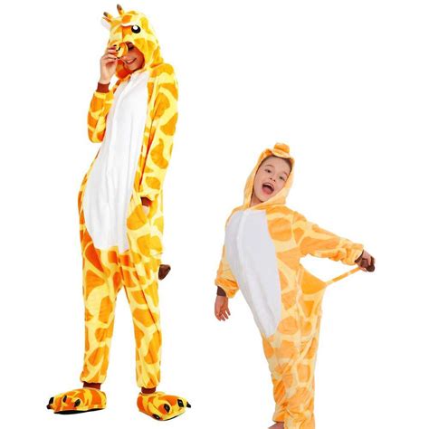 Giraffe Pajama Onesie Kigurumi Jumpsuit