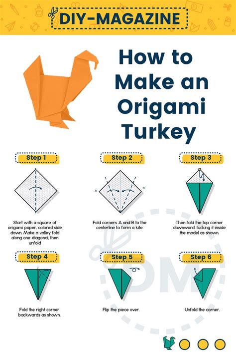 How To Easily Make An Origami Turkey In 2023 Origami Turkey Easy