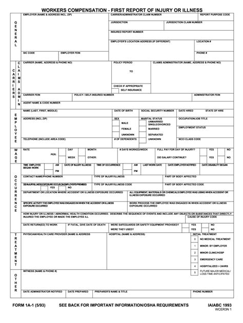 Md First Report Of Injury Claim Form Fill Out And Sign Printable Pdf