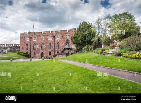 The Image Is Of External Grounds Of Shrewsbury Castle And Fortress That