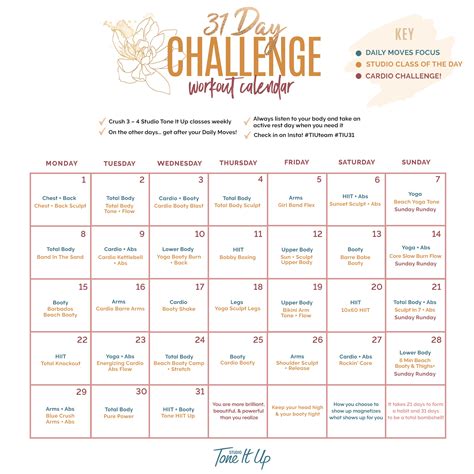 Free Printable Fitness Calendar - vrogue.co