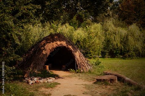 Paleolithic Or Neolithic Hut In Biskupin Poland Stock Photo Adobe Stock