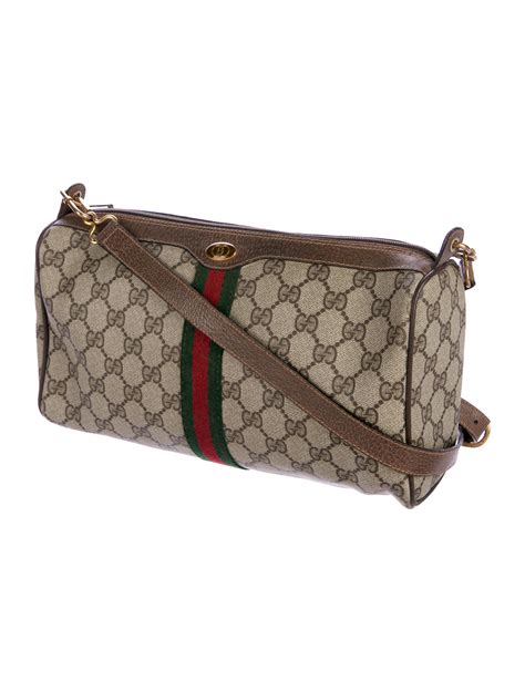 Gucci Vintage Gg Web Crossbody Bag Handbags Guc194524 The Realreal
