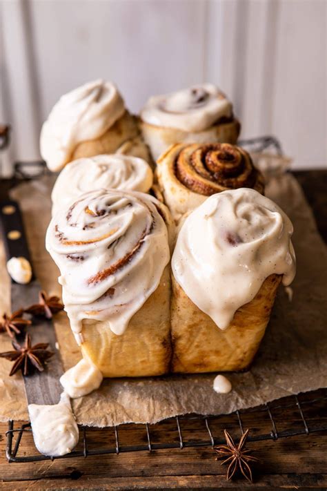 Overnight Cinnamon Roll Bread With Chai Frosting Half Baked Harvest