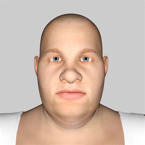 Realistic Fat Man Rigged And Dressed 3d Model 45 3ds Dwg Dxf Fbx