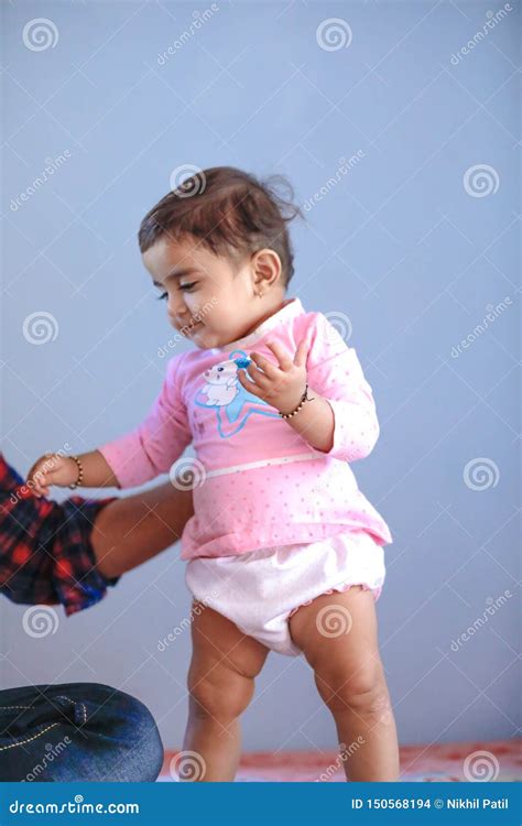 Cute Indian Baby Girl Stock Photo Image Of Hair Gorgeous 150568194
