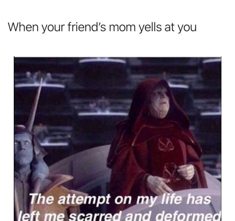 The Attempt On My Life Has Left Me Scarred And Deformed Rprequelmemes
