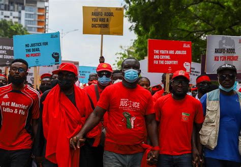 Ghana Opposition Supporters March Against Killings Lawlessness Protests News Al Jazeera