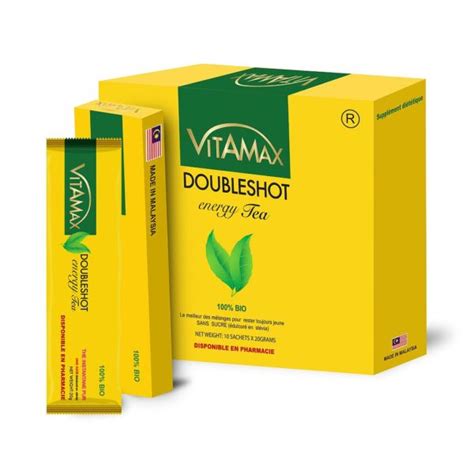 Vitamax Doubleshot Energy Tea Santé Nature Internationale