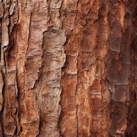 Premium Ai Image Giant Sequoia Sequoia Sempervirens Bark Texture