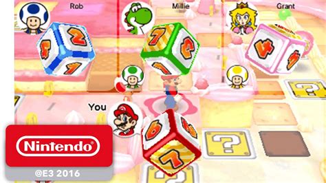 Mario Party Star Rush Debut Gameplay Nintendo E3 2016 Youtube