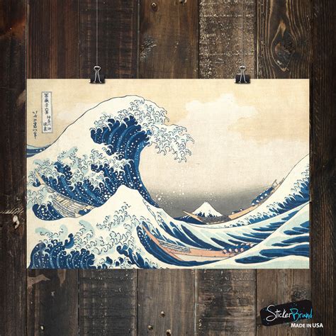 The Great Wave Off Kanagawa By Katsushika Hokusai Poster Print 6113