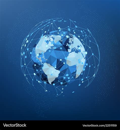 Global Network Connection World Map Free Download Vector Psd And