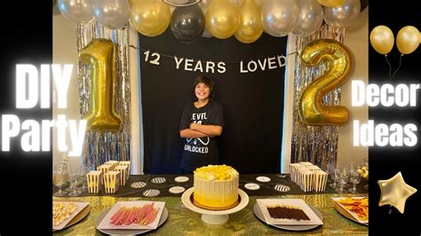 Birthday Party Decoration Ideas For 12 Year Olds Youtube