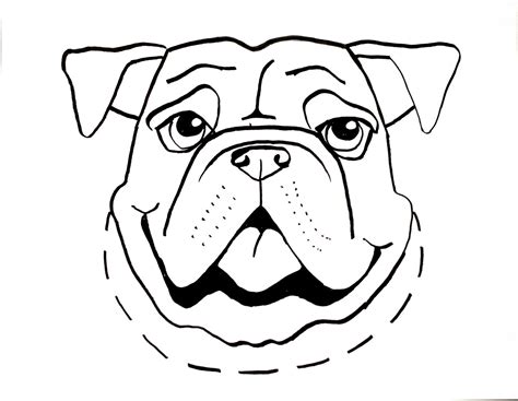 Line Drawings Of Dogs