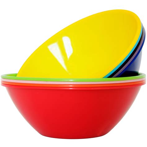 Youngever 10 Inch 120 Ounce Plastic Mixing And Serving Bowls Popcorn