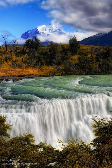 Waterfalls Near El Chaltén Patagonia Argentina By Gregory Boratyn