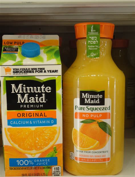 Minute maid, born out of the success of frozen orange juice concentrate, was named to reflect the product's convenience and ease of preparation. Minute Maid Orange Juice 84¢ | How to Shop For Free with ...
