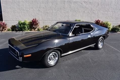1972 Amc Javelin Amx 0 Black And Gold Coupe 304ci 3 Speed Manual