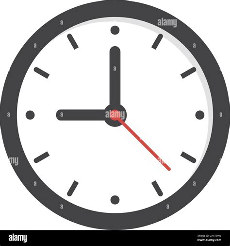 Symbol Uhr Zeichnungselementes Die Uhrzeit Einstellen Symbol Uhr Uhr
