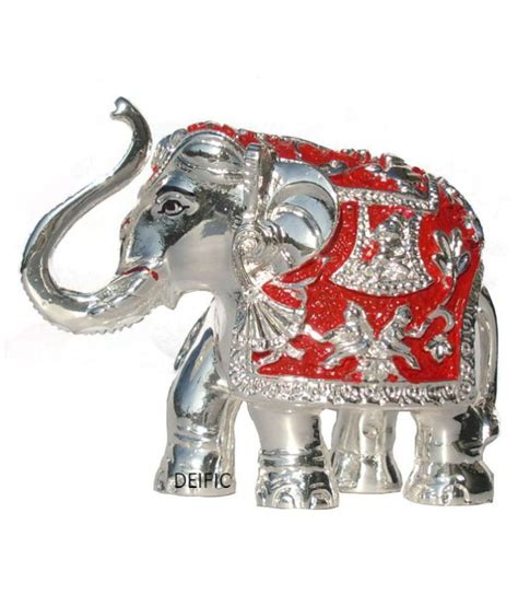 Deific Multicolour Resin Decorative Elephant Pack Of 1 Buy Deific