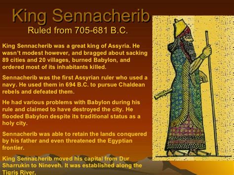 King Sennacherib And His Campaign Against Judah Mark And Jackie Photos