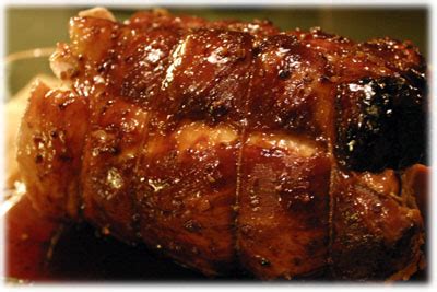 Before roasting, we always sear the pork on all sides first. BBQ Pork Loin Roast Recipe with Honey & Garlic ...