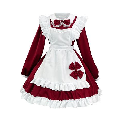 Lilgiuy Women Lovely Maid Cosplay Uniform Animation Show Japanese Outfit Dress Clothes Nightwear