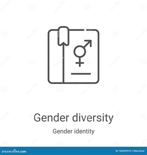 Gender Diversity Icon Vector From Gender Identity Collection Thin Line Gender Diversity Outline