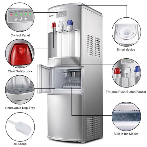 Visually, i'm afraid it may start to look very busy around the sink area. Top Loading Water Dispenser with Built-In Ice Maker ...