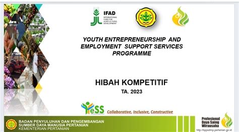 Pendaftaran Hibah Kompetitif Program Yess 2023 Bansos Kita