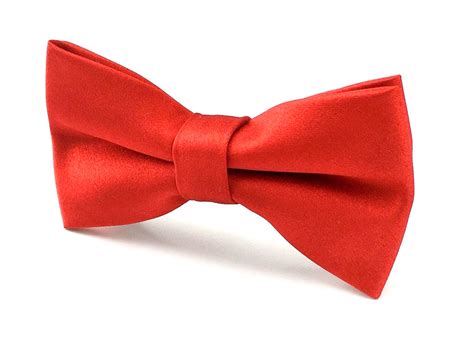 Solid Red Bow Tie Mens Wedding Bow Ties Groomsmen Plain Bowtie