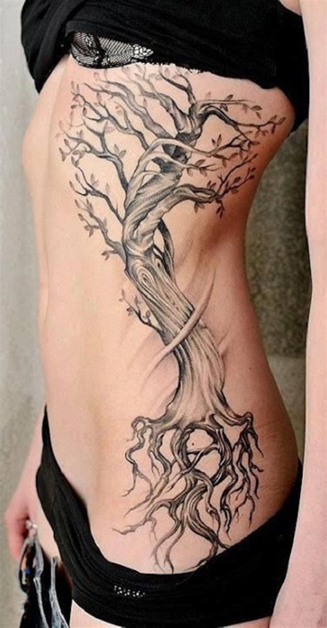 Whatever your vision, east side ink will turn it into a work of art you'll love and proudly wear forever. Full Large Tree Side Rib Tattoo Ideas Nature Body Tatt ...