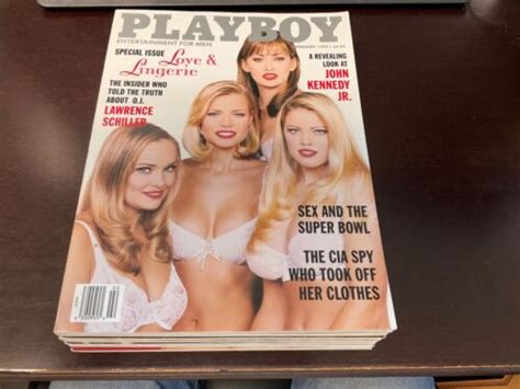 Playboy Magazine February Kimber West Larry Schiller John
