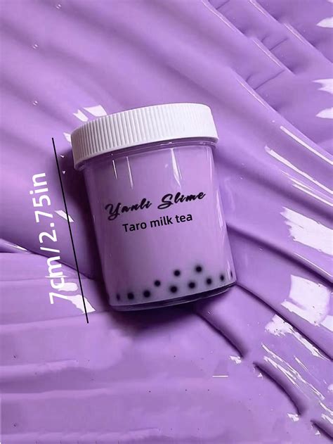 Slow Rising Crystal Slime Toy With Bubble Gum Texture, Stress Relief