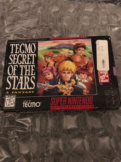 Tecmo Secret Of The Stars Snes On Mercari Super Nintendo Nintendo