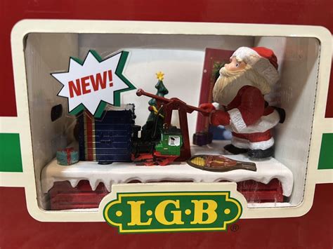 Lgb 21010 Santa Claus Motorized Hand Car New In Box Wsleeve G Scale