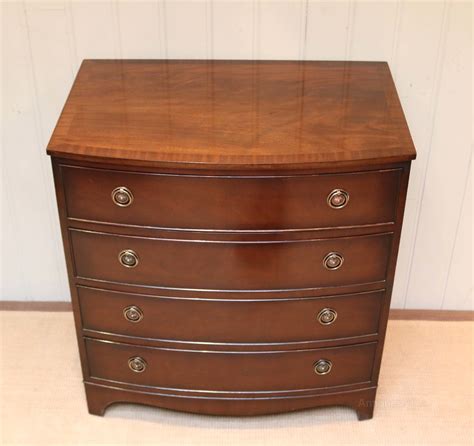Antiques Atlas Mahogany Bow Front Chest Of Drawers