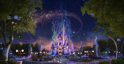 Disney Begins Decking Out Magic Kingdom For 50th Anniversary Inside