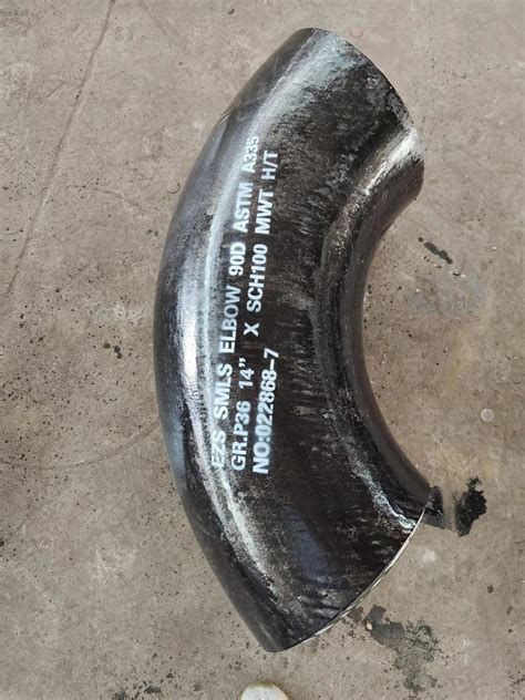 Asme B169 A234 Sch 40 Std 90 Degree Butt Welded Carbon Steel Pipe