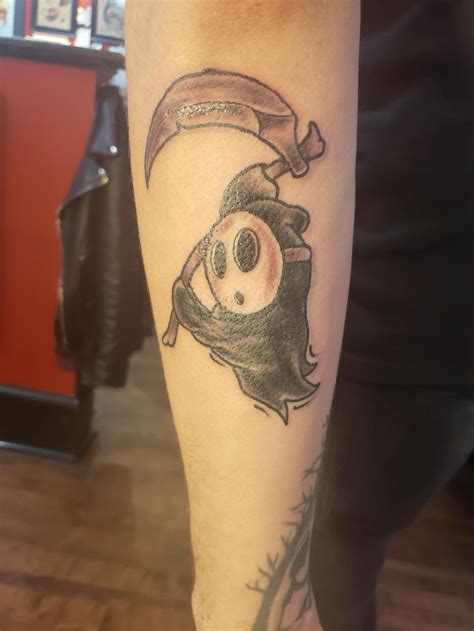 Shy Guy Grim Reaper Done By Jeremy At 10th Street Tattoo In The Southside Of Pittsburgh